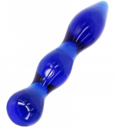 Anal Sex Toys 5.7 Inches Gourd Glass Pleasure Wand- Anal Trainer Sex Butt Plug for Beginner - CP121HYMSH7 $8.53