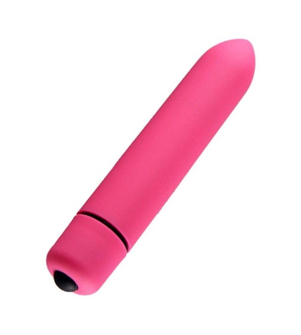 Vibrators Mini Bullet Vibrator Silicone Adult Sex Massage Toy 1x AAA Battery- Easy Replace Last Longer ! (Orange) - Orange - ...