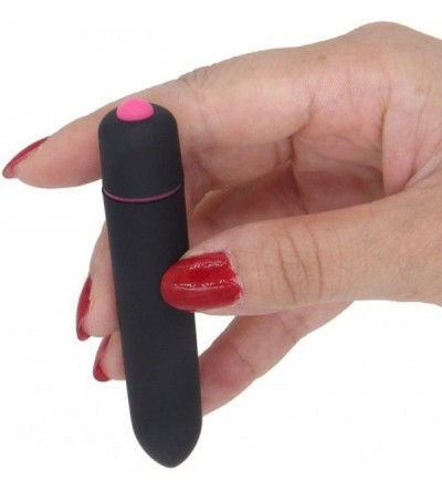 Vibrators Mini Bullet Vibrator Silicone Adult Sex Massage Toy 1x AAA Battery- Easy Replace Last Longer ! (Orange) - Orange - ...