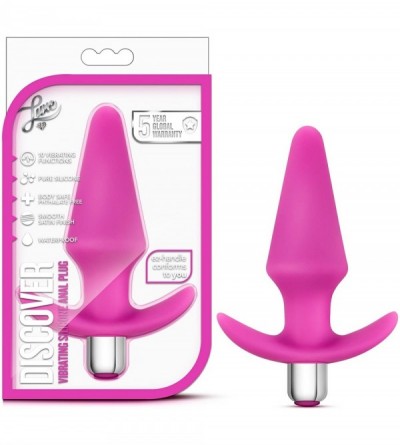 Vibrators 10 Vibrating Functions Anal Butt Plug - Platinum Silicone Buttplug - 2 in 1 Toy -Sex Toy for Women and Men (Pink) -...