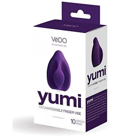 Vibrators Yumi Rechargeable Finger Vibe- Deep Purple - Deep Purple - CT18Q8XNQDT $41.61