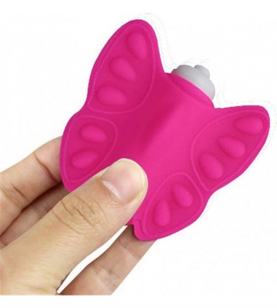 Vibrators Vibrating Butterfly Toy for Ladies to Relax (Purple- Pink)(Pink) - Pink - C418ADWQT2I $22.91