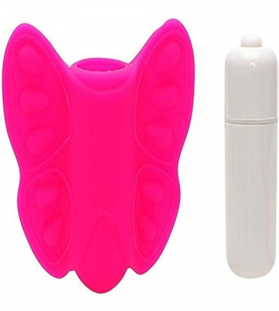 Vibrators Vibrating Butterfly Toy for Ladies to Relax (Purple- Pink)(Pink) - Pink - C418ADWQT2I $8.55