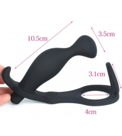 Anal Sex Toys 10 Speed Silicone Waterproof Stretchy Premium Penis Soft Vibrating Prolong Ejaculation Cock Ring Testis Ring G-...