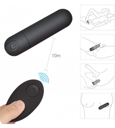 Vibrators Bullet Vibrator Remote Control- 10 Powerful Modes G Spot Clitoris Stimulator for Travel Waterproof Quiet Mini Vagin...