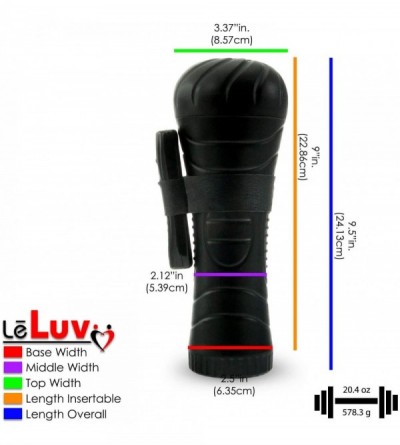 Male Masturbators Compact Vibrating Male Masturbator Handheld Realistic Vagina Texture in Black Case - Vibrating Vagina - CM1...