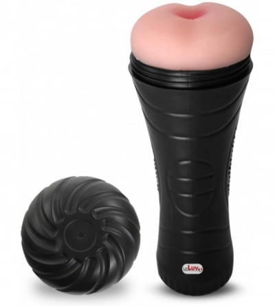 Anal Sex Toys Compact Male Masturbator Handheld Realistic Anus Texture in Black Case - Anus - CL11EXGSYY3 $20.89