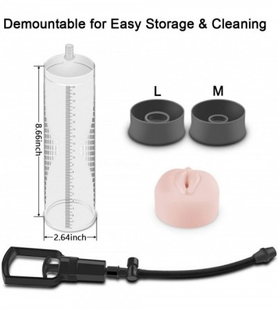 Pumps & Enlargers Vacuum Penis Pump- Manual Penis Enlarger for Male Erection & Enhancement- Sex Toys for Men-Penis Massage & ...