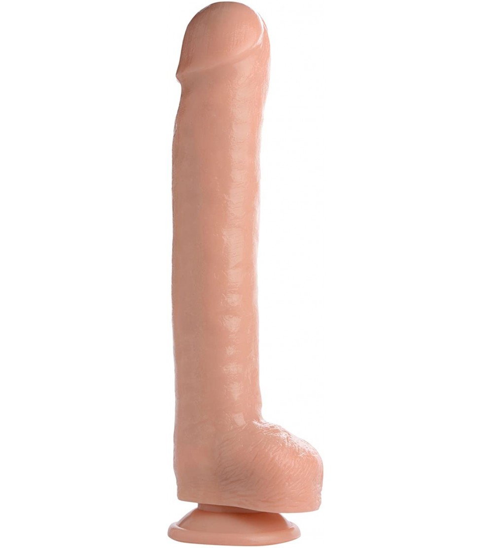 Anal Sex Toys The Destroyer 16.5 Inch Dildo Flesh - CF12OBTNUPD $40.47