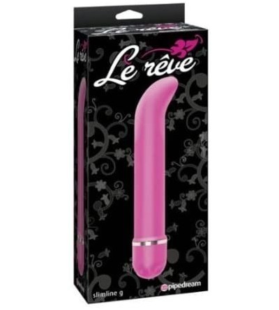 Vibrators Le Reve Slimline G Massager Waterproof 8.5 Inch Pink - CV12BF789MT $41.50