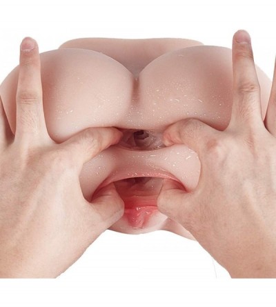 Sex Dolls 7.94lbs Realistic Adult Pussy Ass Sex Toys Adult Men Male Masturabation Toy- Virgin Vagina and Anal Stroker for Men...