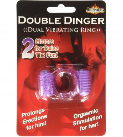 Penis Rings Humm Dinger Double Dinger- Purple - Purple - CP113KWXAJJ $10.70