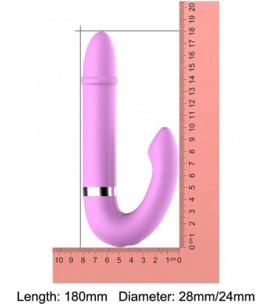Vibrators Double Stimulation Rabbit Vibrator Strong Dual Stimulator for Clitoral- Vaginal and Anal Pleasure Soft- Flexible an...