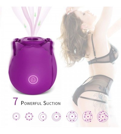 Vibrators Clitoral Sucking Vibrator with 7 Intense Suction- Rechargeable Waterproof Clit Sucker Nipple Stimulator Sex Toys fo...