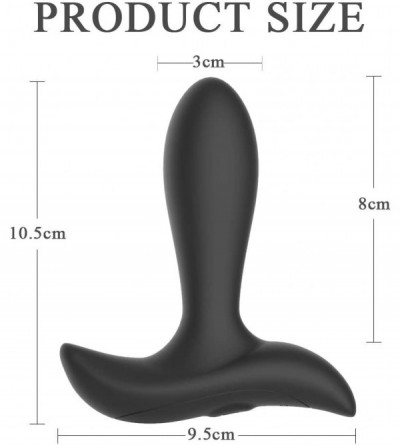 Vibrators Vibrating Anal Butt Plug with Remote Control-10 Vibration Prostate Massager Waterproof Anal Vibrator Rechargeable A...