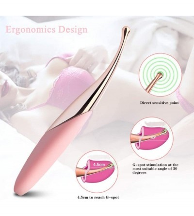 Vibrators Clitoral Vibrator G Spot Nipple Anal Stimulator with 12 High Frequency for Female Quickly Orgasm Waterproof Silicon...