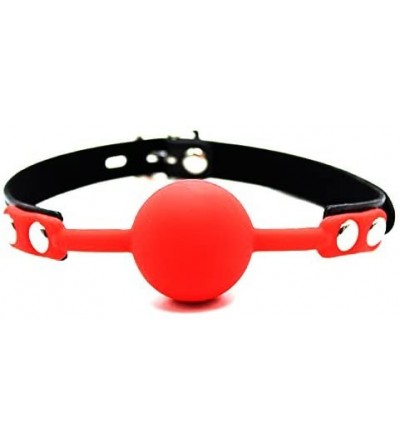 Gags & Muzzles BDSM Silicon Mouth Gag (Red) - Red - CZ12KUWO0KP $22.24