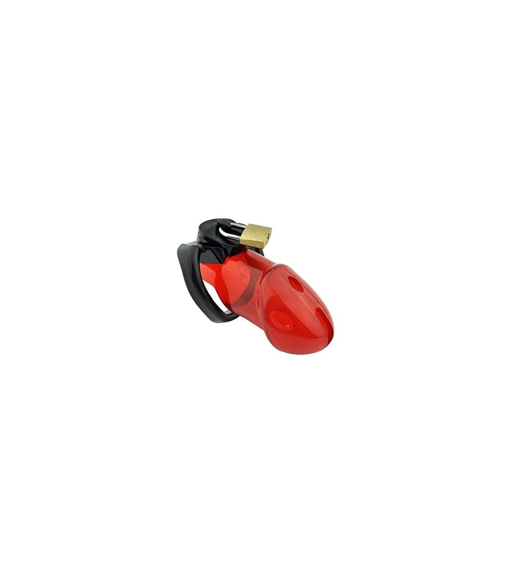 Chastity Devices Male Chastity Device Hypoallergenic Plastic Cock Cage Penis Ring Virginity Lock Chastity Belt Adult Game Sex...