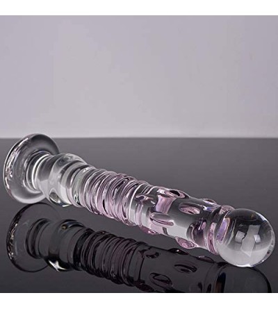 Anal Sex Toys Suitable for Partner Daily Exercise Games Glass Transparent Dildo Backyard Expansion Anus with Plug Waterproof ...