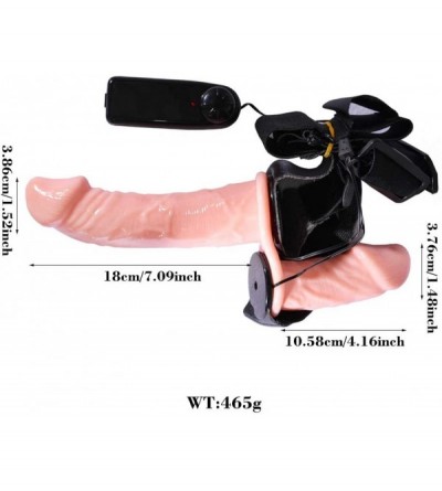 Dildos Vibrating Strap On Dildo Wearable Lesbian Dildo with Adjustable Harness Realistic Penis for Female Masturbation Sex To...