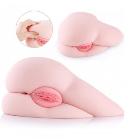 Male Masturbators Male Masturbator Life Size Sex Toy-3D Realistic Spoons Sex Position Pussy Anal Ass Doll for Male Masturbati...