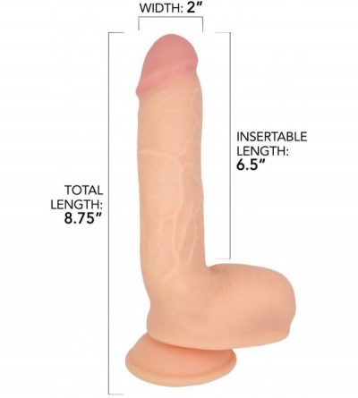 Dildos Realistic Suction Cup Dildo - Thick Veined Shaft Adult Sex Toy - G Spot and Vaginal Stimulator for Powerful Orgasms - ...