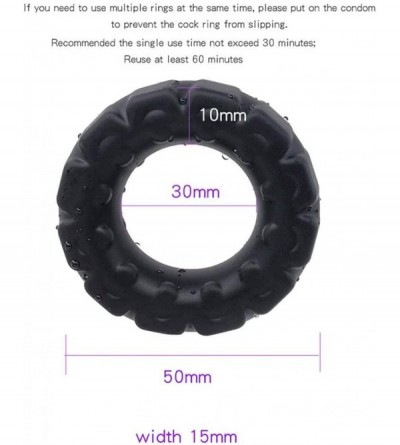 Penis Rings Soft Silicone Time Delay Ring Soft Silicone Pênis Ring Stimulator Massage Delay Rings Lasting Rooster Ring for Me...