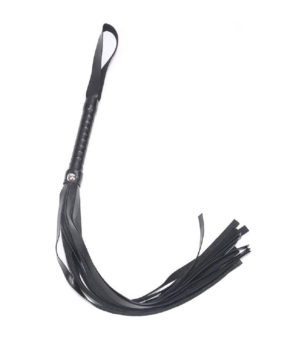 Paddles, Whips & Ticklers Leather Whip Leather Bullwhip Heavy Duty Riding Whip Cow Whip for Party Cosplay - C919G8QDRHW $10.80