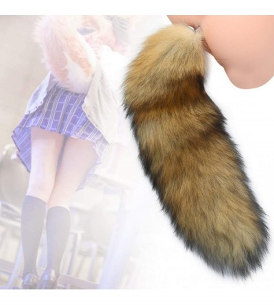 Anal Sex Toys Wild Fox Tail with Stainless Steel Anal Plug- Anal Tail Sex Toys- Butt Plug Anal Stimulator for Women Cospaly -...