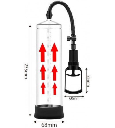 Pumps & Enlargers Handle Male Vacuum Pump with Super Suction- Healthier Pump - CU1900STH5E $22.36