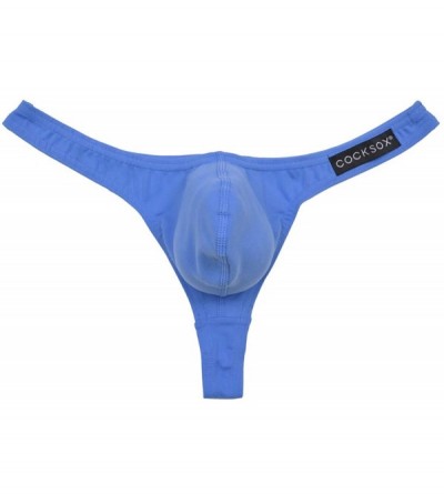 Dildos Sexy Men's Underwear Thong - Ace Blue - C6197C9YO3O $45.84