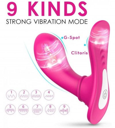 Vibrators Wearable Clitoris G-spot Vibrator- Remote Control Butterfly Vibrator with 9 Vibration Speeds-Waterproof Vibrating G...
