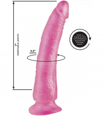 Vibrators Pink Afternoon D-Light Basix Rubber Works Hott Love Extreme Slim Dildo - 7 Inch - CG196MSSYC0 $12.04