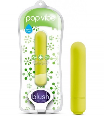 Vibrators Pop Vibe Pocket Sized 10 Function Vibrator (Lime Green) - CZ117664ZI1 $25.79