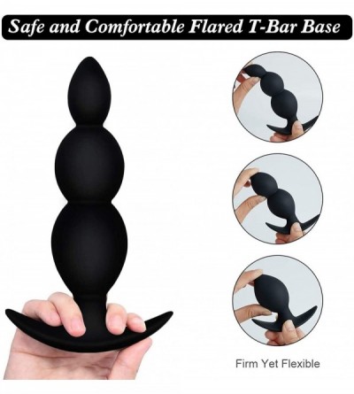 Anal Sex Toys Butt Plug Anal Plug Set for Anal Sex- Silicone Anal Plug Toy Kit Anal Beads for Comfortable Long-Term Wear 3 Sm...