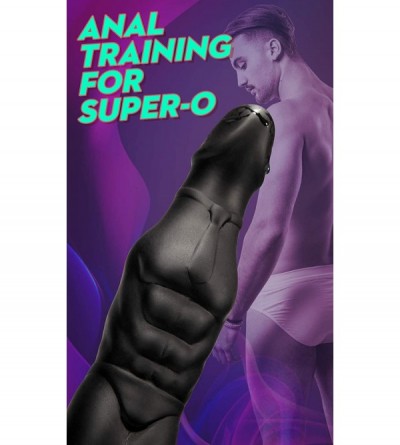 Dildos Anal Sex Toy for Men Muscle Man Fantasy Dildo with Large Suction Cup for Hands Free Prostate Stimulation- Waterproof A...