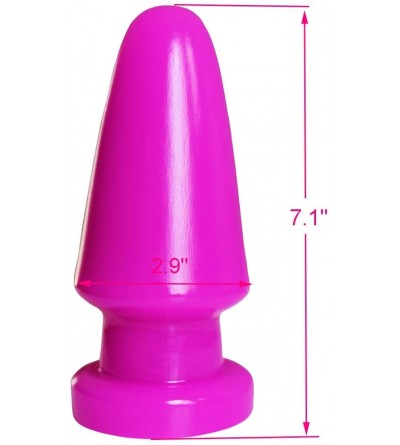 Dildos Big Anal Plug Dildo- Insert Butt Sex Toys Strong Suction Cup Couple Flirt Female Masturbation Tools(Purple) - Purple -...