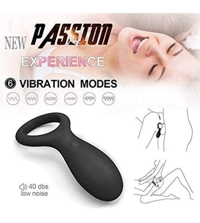 Penis Rings Unique Experience USB Rechargeable Soft Smooth Skin-Friendly Oral Tongue Simulator Medical Silicone Stimulating P...