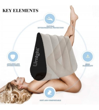 Sex Furniture Sex Toys Wedge Pillow Position Cushion Triangle Inflatable Ramp Furniture Couples Toy Positioning for Deeper Po...
