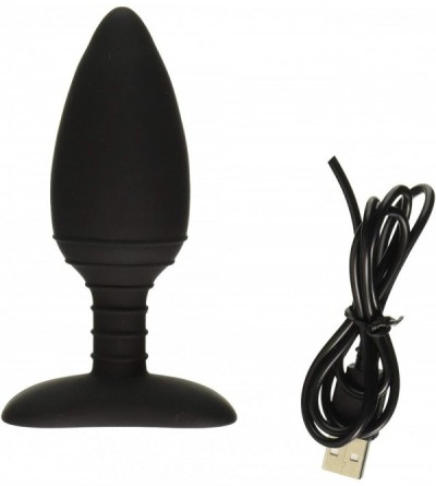 Anal Sex Toys Commander Beginner's Vibrating HOT Plug -Black - Black - C118HCMIL90 $24.89