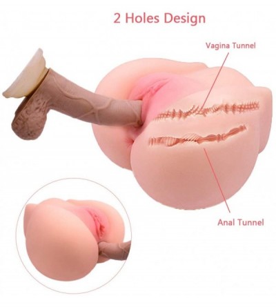 Male Masturbators Male Masturbator Sex Doll Pocket Pussy Ass 3D Realistic Buff Anal Stroker and Virgin Vagina Sex Toys for Me...