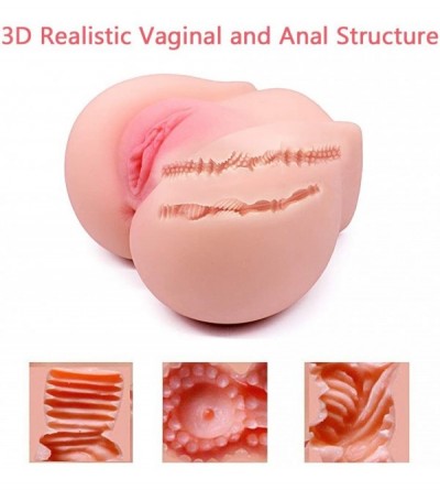 Male Masturbators Male Masturbator Sex Doll Pocket Pussy Ass 3D Realistic Buff Anal Stroker and Virgin Vagina Sex Toys for Me...