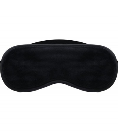 Restraints Leather Handcuffs Adjustable and Sleep mask Suit for Him or Her - Black - C918OCXN5IZ $10.22