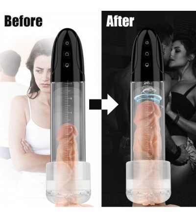 Male Masturbators Electric Male Masturbator Cup with Powerful Suction - 2 in 1 Vacuum Pump for Penis Stimulation and Enhancem...