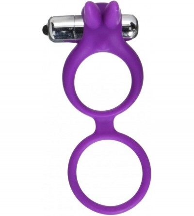 Penis Rings Throbbin Hopper Cock & Ball Ring with Vibrating Clit Stimulator - CM12MX113N0 $25.34