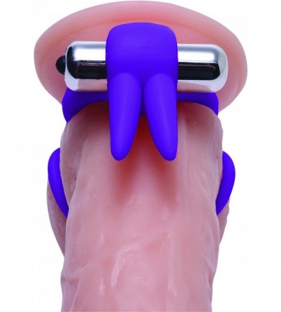 Penis Rings Throbbin Hopper Cock & Ball Ring with Vibrating Clit Stimulator - CM12MX113N0 $10.34