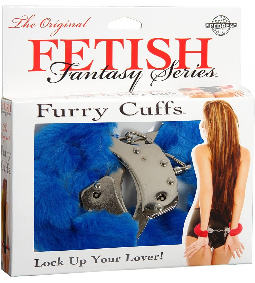 Restraints Furry Cuffs- Blue - Blue - CV1110T3BOJ $13.15
