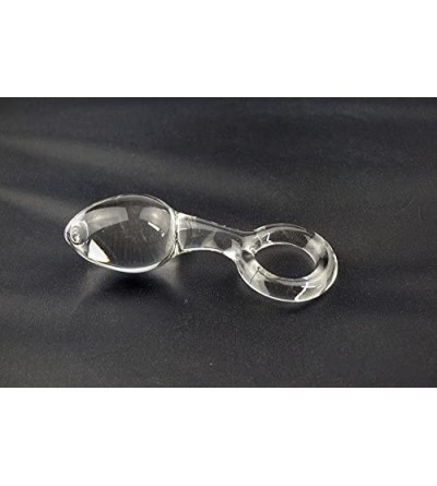 Anal Sex Toys Pyrex Crystal Glass Anal Butt Plug Beads with Hand Ring sex toys(1pc) - C5189IHHHGC $66.71