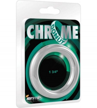 Penis Rings 1.75" Chrome Donut Cock Ring - CN1156S6WMD $44.30