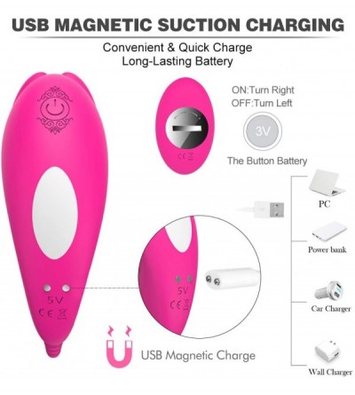 Vibrators Wearable G-spot clit Vibrator - Remote Control Vagina Anal Dildo Stimulator with 9 Power Vibrations-Magnetic Rechar...